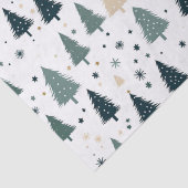 シンプルグリーンクリスマスツリー 薄葉紙 (詳細)