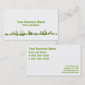 シンプルグリーングラス気にの名刺 名刺 (正面/裏面)