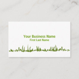 シンプルグリーングラス気にの名刺 名刺