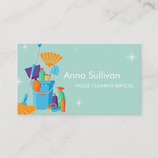 シンプルグリーンハウス清掃サービス 名刺 (正面)