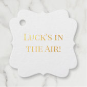 シンプルグリーンフォアリーフクローバーラックスセントパトリックス フェイバータグ (正面)