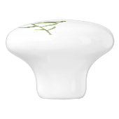 シンプルグリーンボタニカルシダ セラミックノブ (側面)