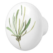 シンプルグリーンボタニカルリーフ セラミックノブ (右)