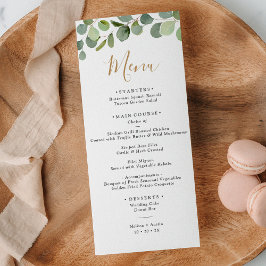 シンプルグリーンユーカリ メニュー