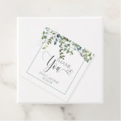 シンプルグリーンリーサンキューベイビーシャワー フェイバータグ (インサイチュ)