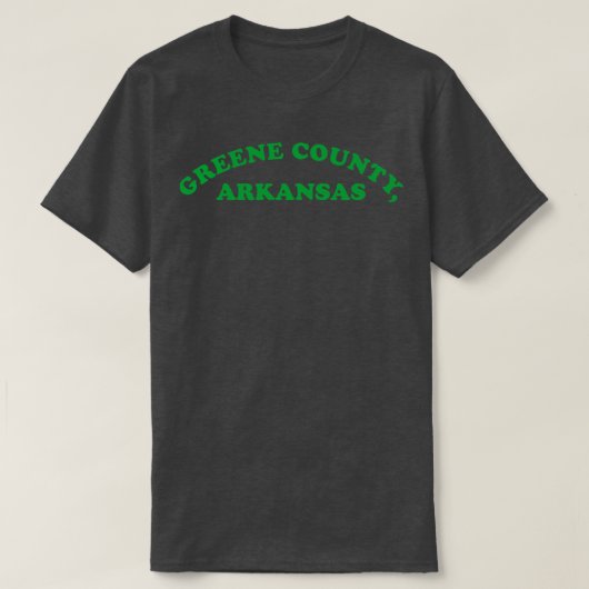 シンプルグリーン郡Tシャツ Tシャツ (デザイン正面)
