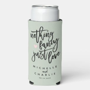 シンプルグリーン Nothing Fancy Just Love スリム缶クーラー