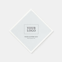 シンプルグレイカスタムブランドのロゴのプロモーション