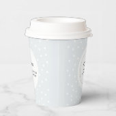 シンプルグレイミニマルビジネスロゴカスタム紙カップ 紙コップ (右)