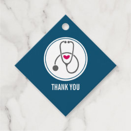 シンプルグレイ看護聴診器 フェイバータグ