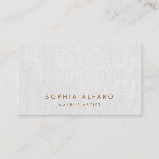 シンプルグレエレガントー美しいプロフェッショナルブ 名刺 (正面)