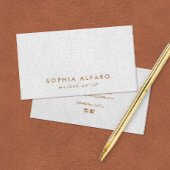 シンプルグレエレガントー美しいプロフェッショナルブ 名刺