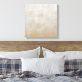 シンプルグレーオレンジラスティック抽象芸術 キャンバスプリント (インサイチュ (寝室))