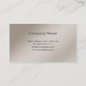 シンプルグレーカーブカーレンタル名刺 名刺 (裏面)