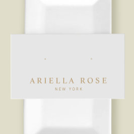 シンプルグレークレフターイヤリングジュエリー表示カード