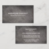 シンプルグレースタッコ建築 名刺 (正面/裏面)