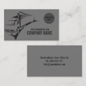 シンプルグレートレーラートラック名刺 名刺 (正面/裏面)