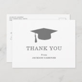 シンプルグレーモルタルボモダンード ポストカード (正面/裏面)