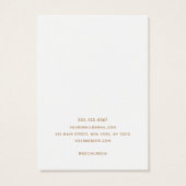 シンプルグレーリネン（イメージ）ネックレスディスプレイカード (裏面)