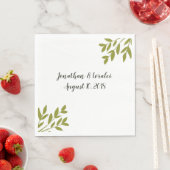 シンプルグ結婚リーン スタンダードランチョンナプキン (インサイチュ)