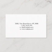 シンプルケルト結び目模様オーナメント 名刺 (裏面)