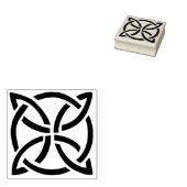 シンプルケルト結び目模様スタンプ ラバースタンプ (押印)