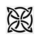 シンプルケルト結び目模様スタンプ ラバースタンプ (インプリント)