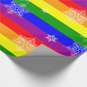 シンプルゲイエレガントクリスマス ラッピングペーパー (角)