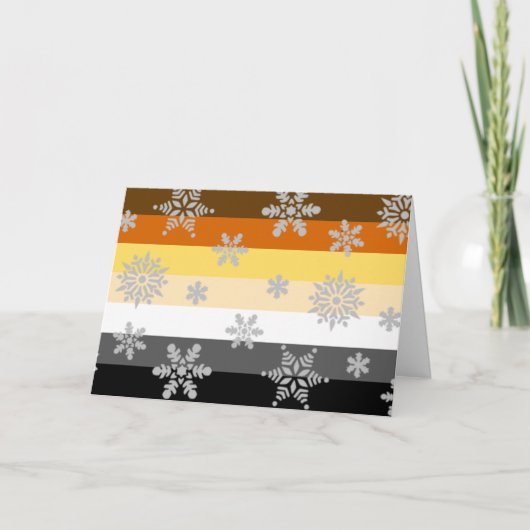 シンプルゲイベエレガントアプライドクリスマスカード シーズンカード (正面)