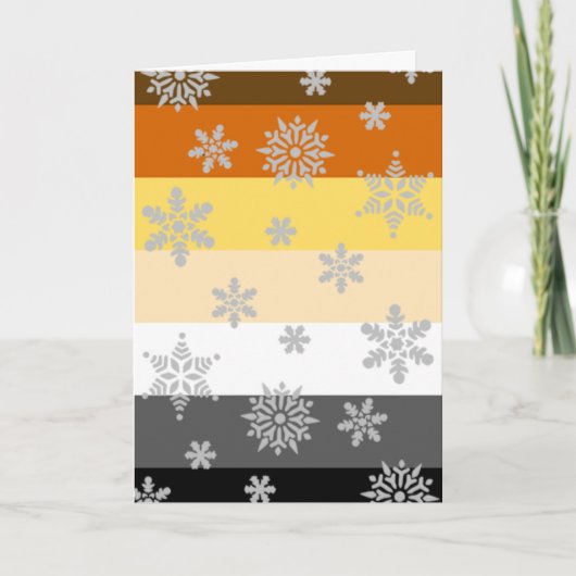 シンプルゲイベエレガントアプライドクリスマスカード シーズンカード (正面)