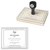 シンプルコテエレガントージ法ビジネスゴム印 ラバースタンプ (押印)