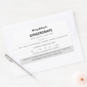 シンプルコテージ法ラベルステッカー 長方形シール (封筒)