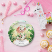 シンプルコブラスネーク誕生日 ペーパープレート (パーティー)