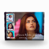 シンプルコラージュモダン卒業 フォトブロック (正面)