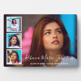 シンプルコラージュモダン卒業 フォトプラーク