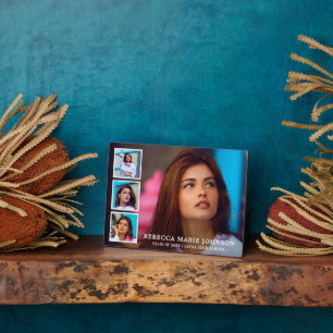 シンプルコラージュモダン卒業 フォトプラーク