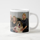 シンプルコラージュ2枚の写真 ジャンボコーヒーマグカップ (右)