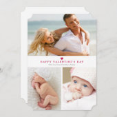 シンプルコラージュ |白/赤 (正面/裏面)