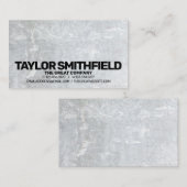 シンプルコンクリート型名刺 名刺 (正面/裏面)