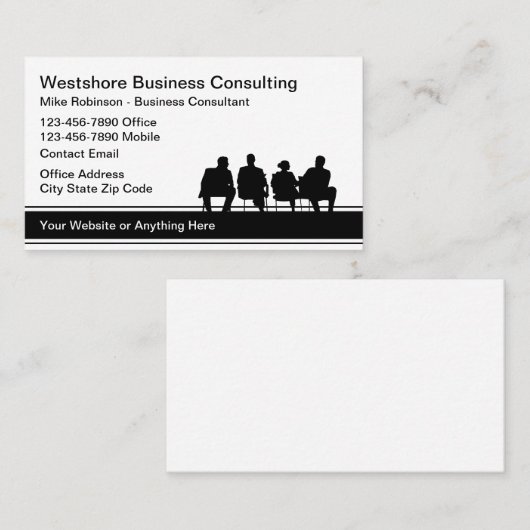 シンプルコンサルティング・サービス 名刺 (正面/裏面)