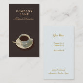 シンプルコーヒーカップ名刺 名刺 (正面/裏面)