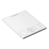 シンプルゴルフ団個人文房具 ノートパッド (アングル)