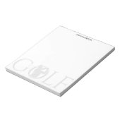 シンプルゴルフ団個人文房具 ノートパッド (回転)