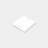 シンプルゴルフ団個人文房具 ポストイット (アングル)