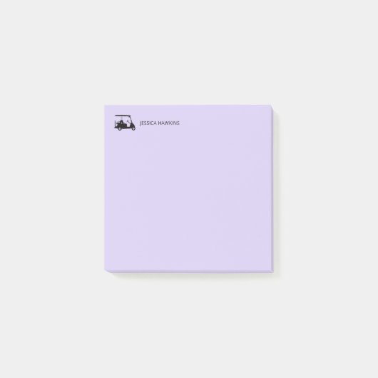 シンプルゴルフ団個人文房具 ポストイット (正面)