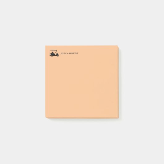 シンプルゴルフ団個人文房具 ポストイット (正面)