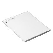 シンプルゴルフ用ファン個人文房具ゴルフクラブ ノートパッド (アングル)