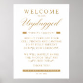 シンプルゴールデンエフェクトミニマリスト非詰引用文 ポスター (正面)