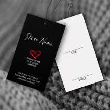 シンプルサイズ衣料ぶら下がったの表示価格ラベル