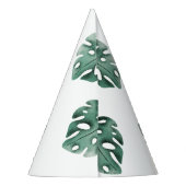 シンプルサファリジャングルモノグラム1歳 パーティーハット (裏面)